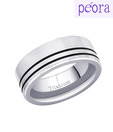 Peora Dual Colour Titanium Ring