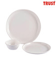 Trust Set of 18 Yellow Dinner Set