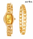 Star Captivating Gold Watch