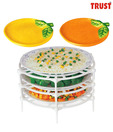 Trust Set of 4 Plates With Plate Stacker