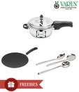 Varun Set Of Induction Base Cooker & Free Tawa With Sunlight Kitchen Tool Set