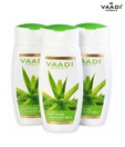 Vaadi Value Pack Of  3 Aloevera Deep Pore Cleansing Milk With Lemon Extract (110 mlx3)