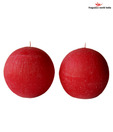 Fragrance World India Set of Two Rose Ball Candles