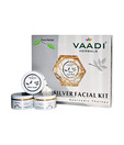 Vaadi Silver Facial Kit - Pure Silver Dust, Rosemary & lavender Oil, Sandalwood Paste 270gm