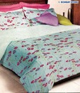 Bombay Dyeing Floral Print 3 Pc Bed Sheet Set