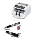 Fully Automatic Money Counter with Built-in Fake Note Detector and Ball Pen with High Quality Video Camera