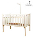 Woody Wood Cot - White Mahogany