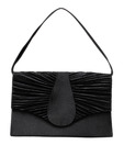 Bolso Splendid Black Pleated Flap Clutch