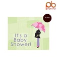 Party Bounty Multi Colour Pregnant Mother Invitation Card Set