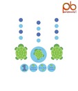 Party Bounty Swimming Turtle Green Birthday Hanging