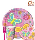 Party Bounty Butterflies and Flowers Birthday Tableware Kit-64 Pcs