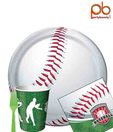Party Bounty Baseball Tableware Kit-64 Pcs