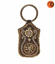 Damire Lovely Black Beaded Mobile Pouch