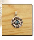 Designer Silver Inc. Silver & Blue Topaz Pendant