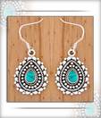 Designer Silver Inc. Pretty Aquamarine Earrings