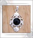 Designer Silver Inc. Exotic Black Pendant