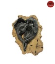 Earth Couple Elephant Wall Clock