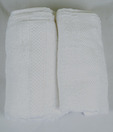 MeSleep Set Of Two White Hand Towels