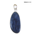 Indian Silver Kyanite & Silver Pendant