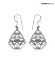 Indian Silver Glorious Silver Earrings