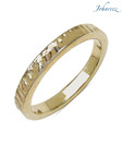 Johareez Graceful Gold Plated Band Ring