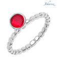 Johareez Designer Red Cubic Zirconia Ring