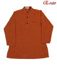 E-rato Vibrant Rust Kurta For Kids
