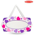 Melissa And Doug Hearts Door Plaque