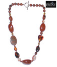 Piebee Vibrant Red Jasper Necklace