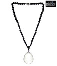 Piebee Elegant Black Jasper Necklace