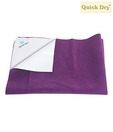 Quick Dry Plain Waterproof Plum Large