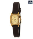 Rochees Sleek Gold Case Watch