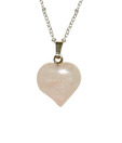 Piebee Rose Quartz Heart Pendant