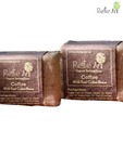 Rustic Art Organic Soap - Coffee â With  Real Coffee Beans 100gm (Set of 2)