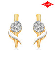 Sparkles Charming Diamond & Gold Earrings