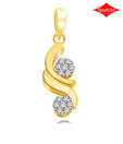 Sparkles Beautiful Diamond & Gold Pendant