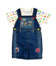 Toffy House Animal Print Dungarees