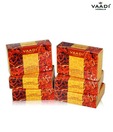 Vaadi Super Value Pack Of 6 Luxurious Saffron Soap - Skin Whitening Therapy (5 + 1 Free)75 g X 6