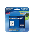 Brother Laminated Black on White Tape (6mm)