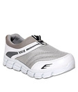 Rocks White & Grey Casual Shoes