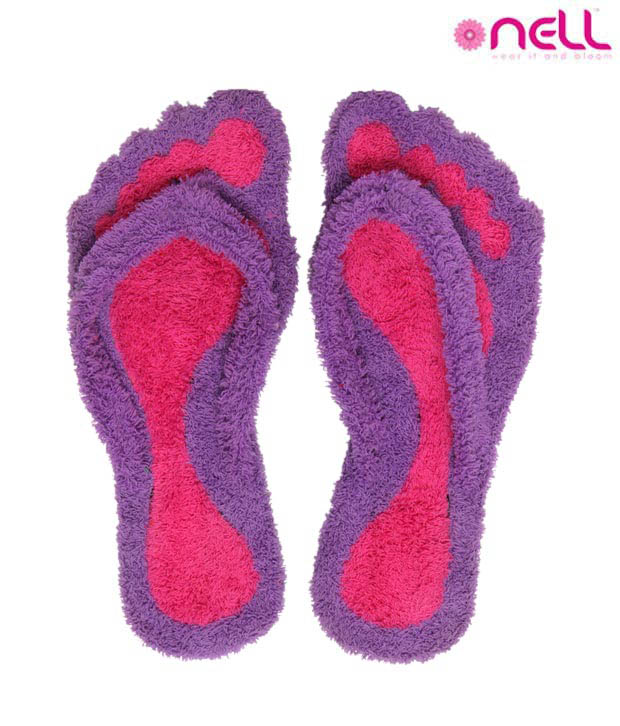 Nell Striking Purple & Pink Slippers