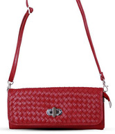 Butterflies Red Interwoven Sling bag