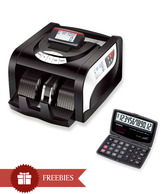 Digital Fully Automatic Note  Counter & Fake Note Detector + Free Casio Value Series Calculator SX-220