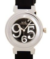 Nova Black Arabic & Roman Hour Markers Watch