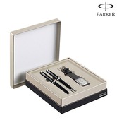 Parker Ambient Laque Black CT Pen Set + Parker Silver Watch Free