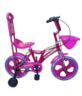 Khaitan Economy Bicycle (12 Inches wheel diameter) + A Free Watch