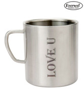 Everwel Love U Quoted Stainless Steel Coffee Mug