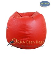 Orka Bean Bags Striking Red Bean  Bag