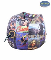 Orka Bean Bags Multi-Coloured  Hollywood Theme  Bean Bag