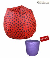 Orka Attractive Polka Dots Bean Bag